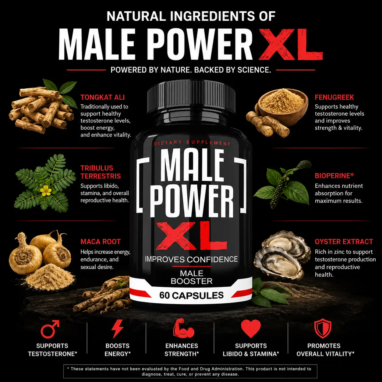 Natural Ingredients of Male Power XL